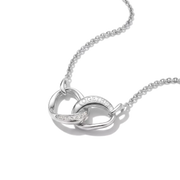 Thomas Sabo - Together Curved Chain With White Zirconia - Silver