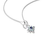 Thomas Sabo - Midnight Skies Star Necklace wth Blue Stones - Silver