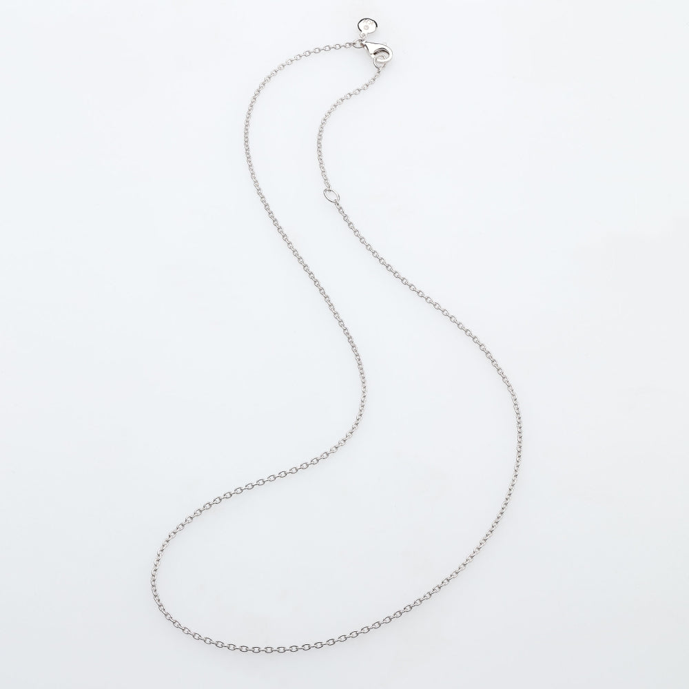 Kit Heath - Signature Medium 18 Inch Cable Chain Necklace - Silver