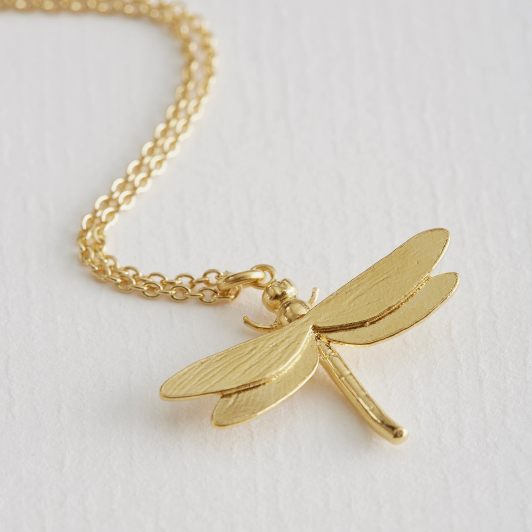 Alex Monroe - Dragonfly Necklace - Gold