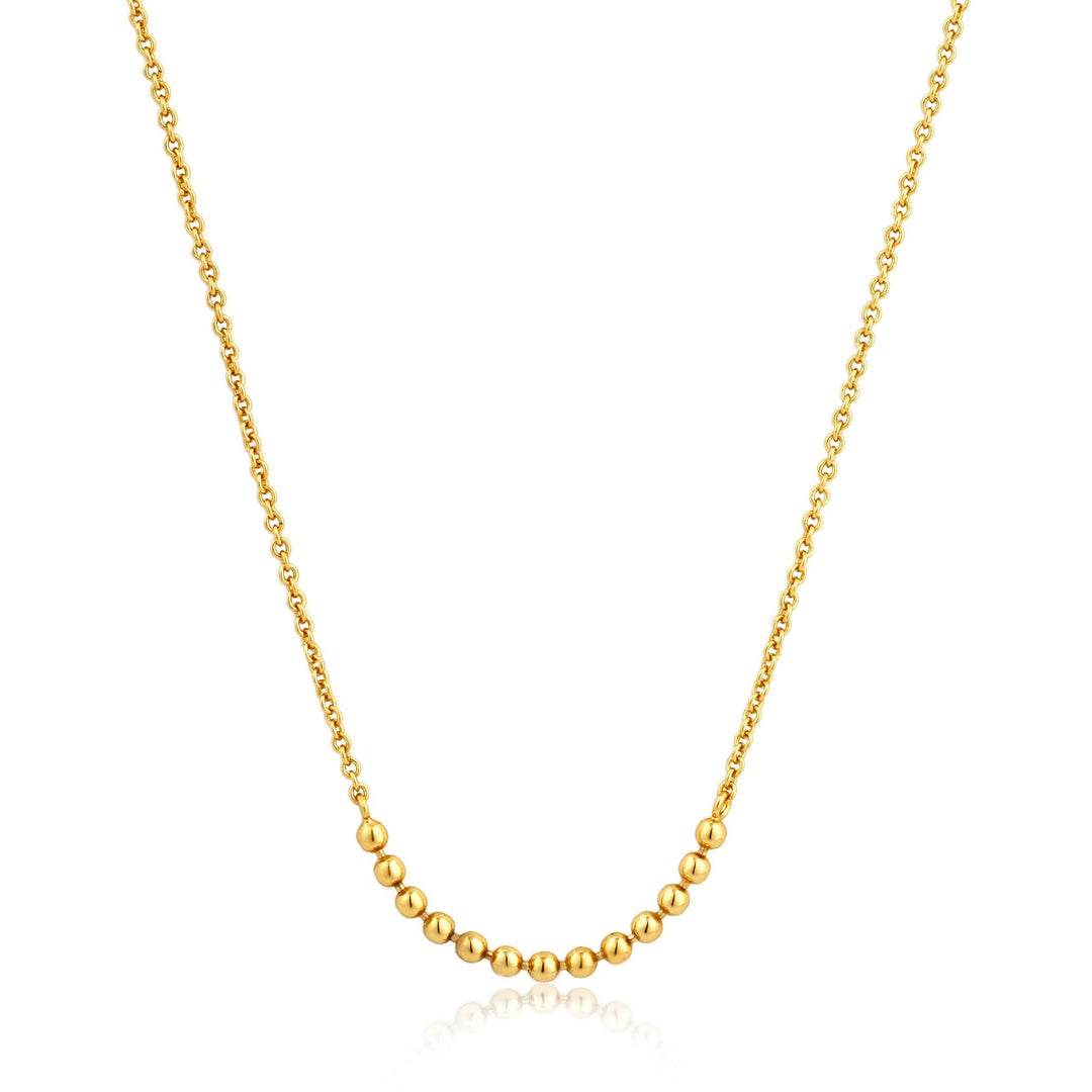 Ania Haie - Modern Multiple Balls Necklace - Gold