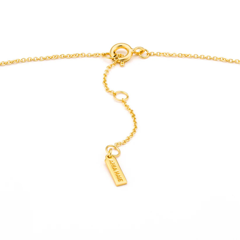 Ania Haie - Geometry Mixed Discs Necklace - Gold