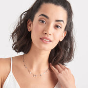 Ania Haie - Geometry Mixed Discs Necklace - Silver
