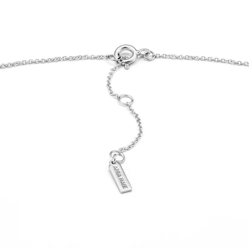 Ania Haie - Geometry Mixed Discs Necklace - Silver