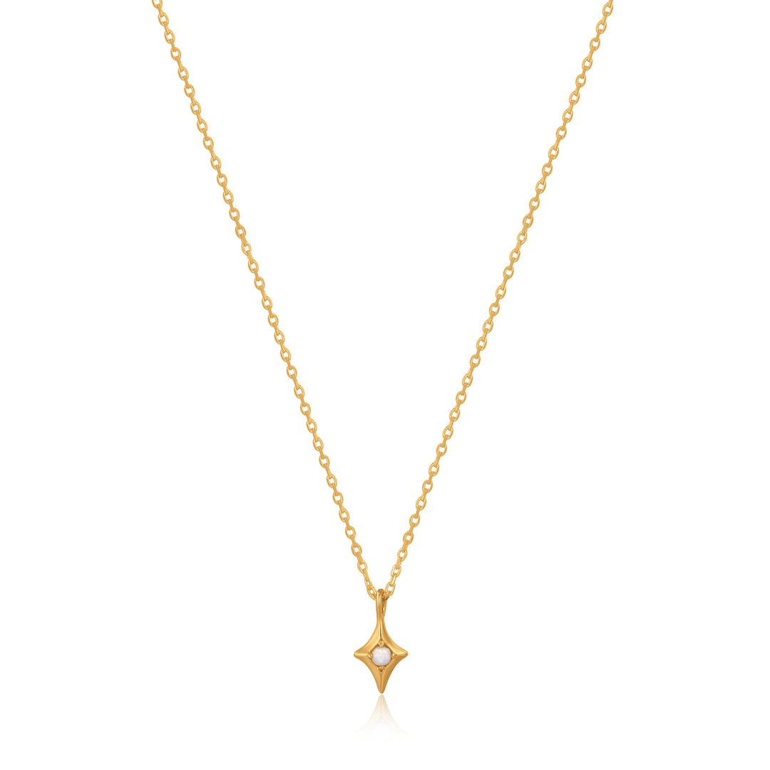 Ania Haie - Star Kyoto Opal Pendant Necklace - Gold