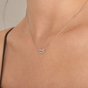 Ania Haie - Glam Interlock Necklace - Silver