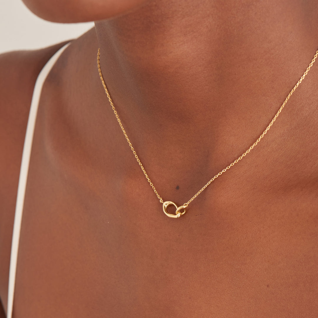 Ania Haie - Wave Link Necklace - Gold