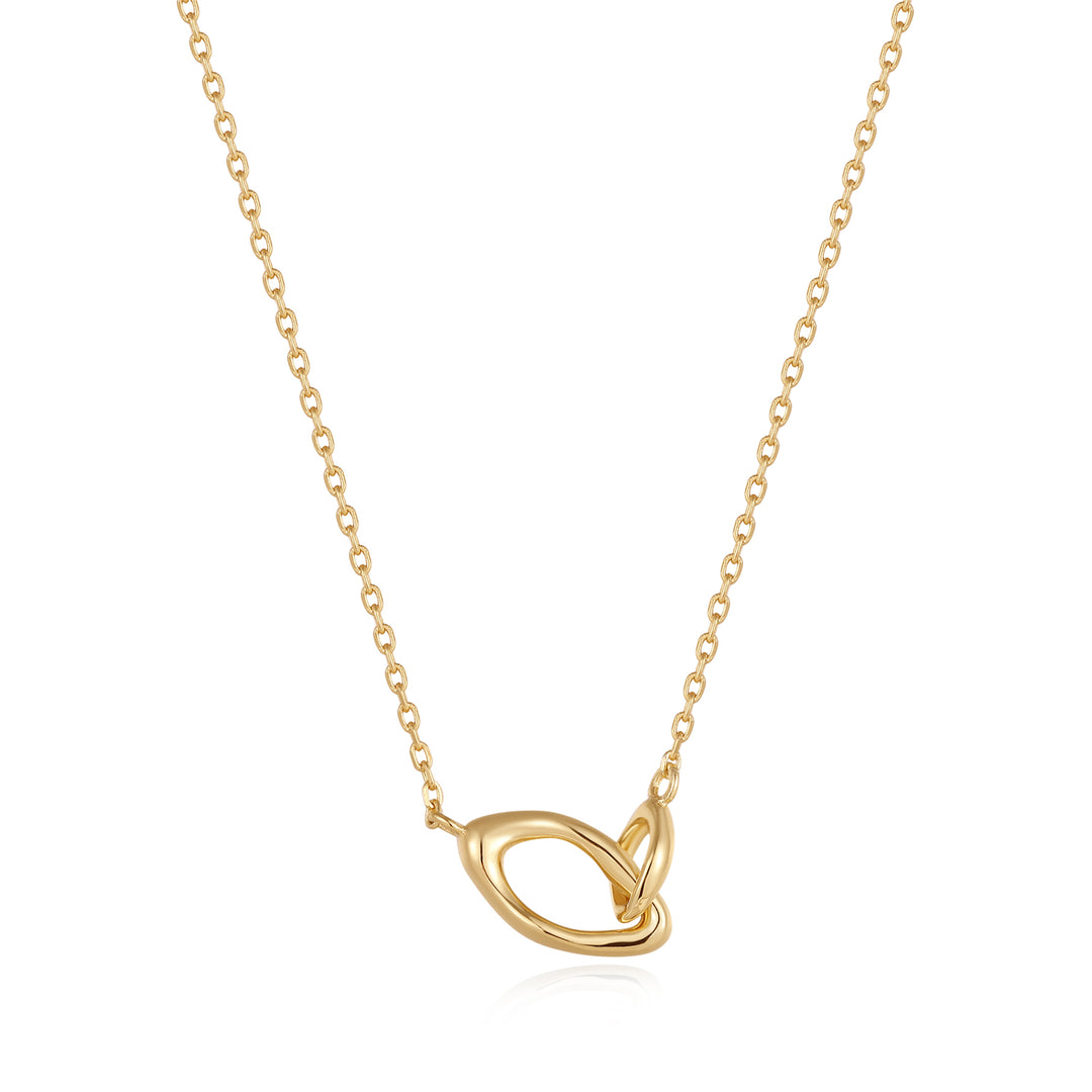 Ania Haie - Wave Link Necklace - Gold