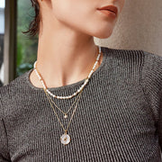 Ania Haie - Sphere Pavé Necklace - Gold