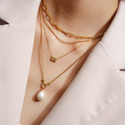 Ania Haie - Paper Clip Chain Necklace - Gold