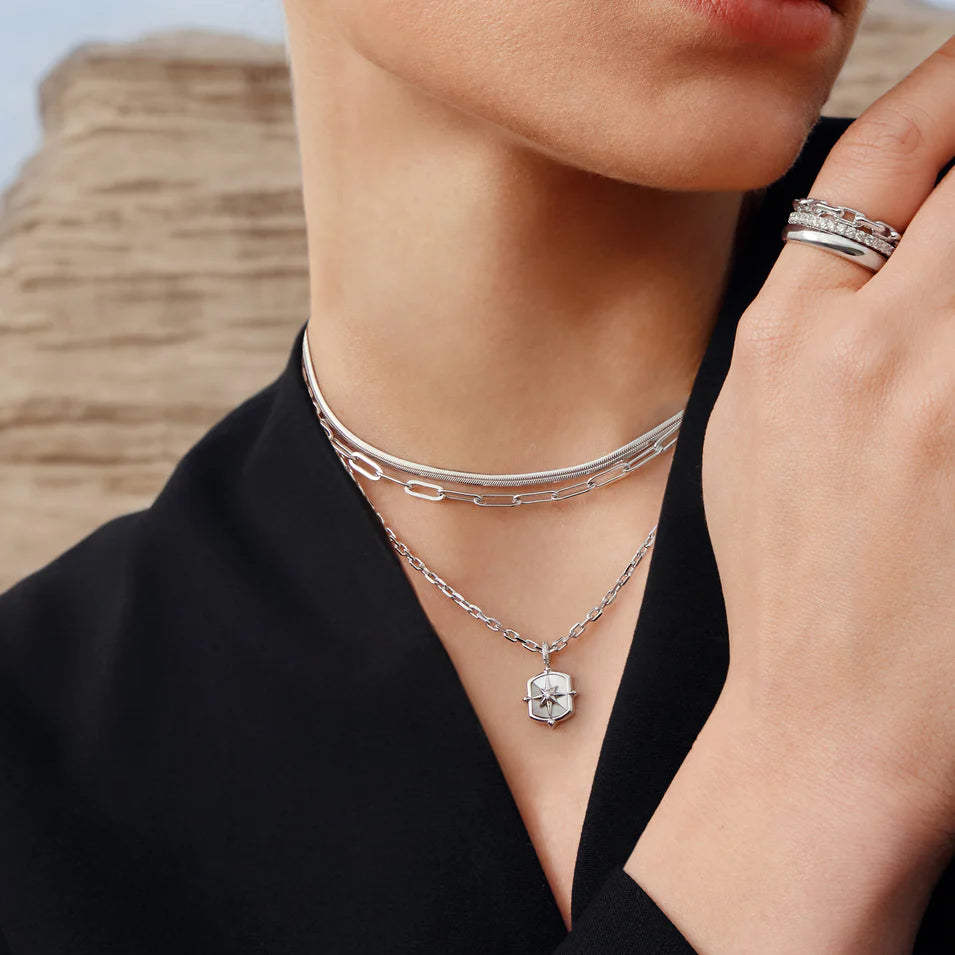 Ania Haie - Paper Clip Chain Necklace - Silver