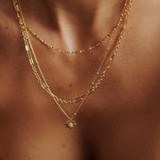 Daisy London - Small English Daisy Necklace - Gold