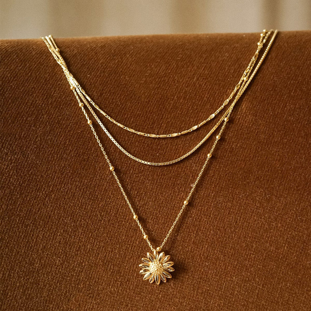 Daisy London - English Daisy Bobble Necklace - Gold