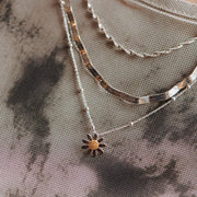 Daisy London - Marguerite Daisy Necklace - Silver