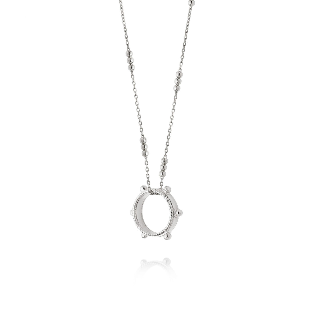 Daisy London - Stacked Beaded Eternity Ring Necklace