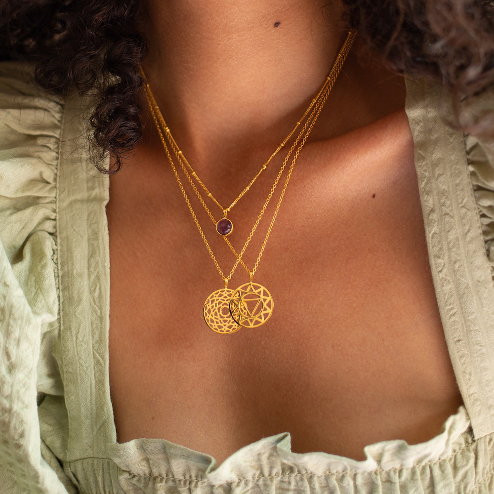 Daisy London - Solar Plexus Chakra Necklace - Gold