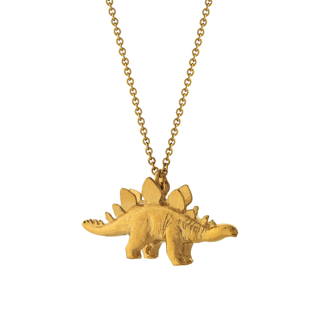 Alex Monroe - Stegosaurus Necklace - Gold