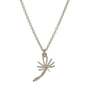 Alex Monroe - Single Dandelion Fluff Necklace - Silver