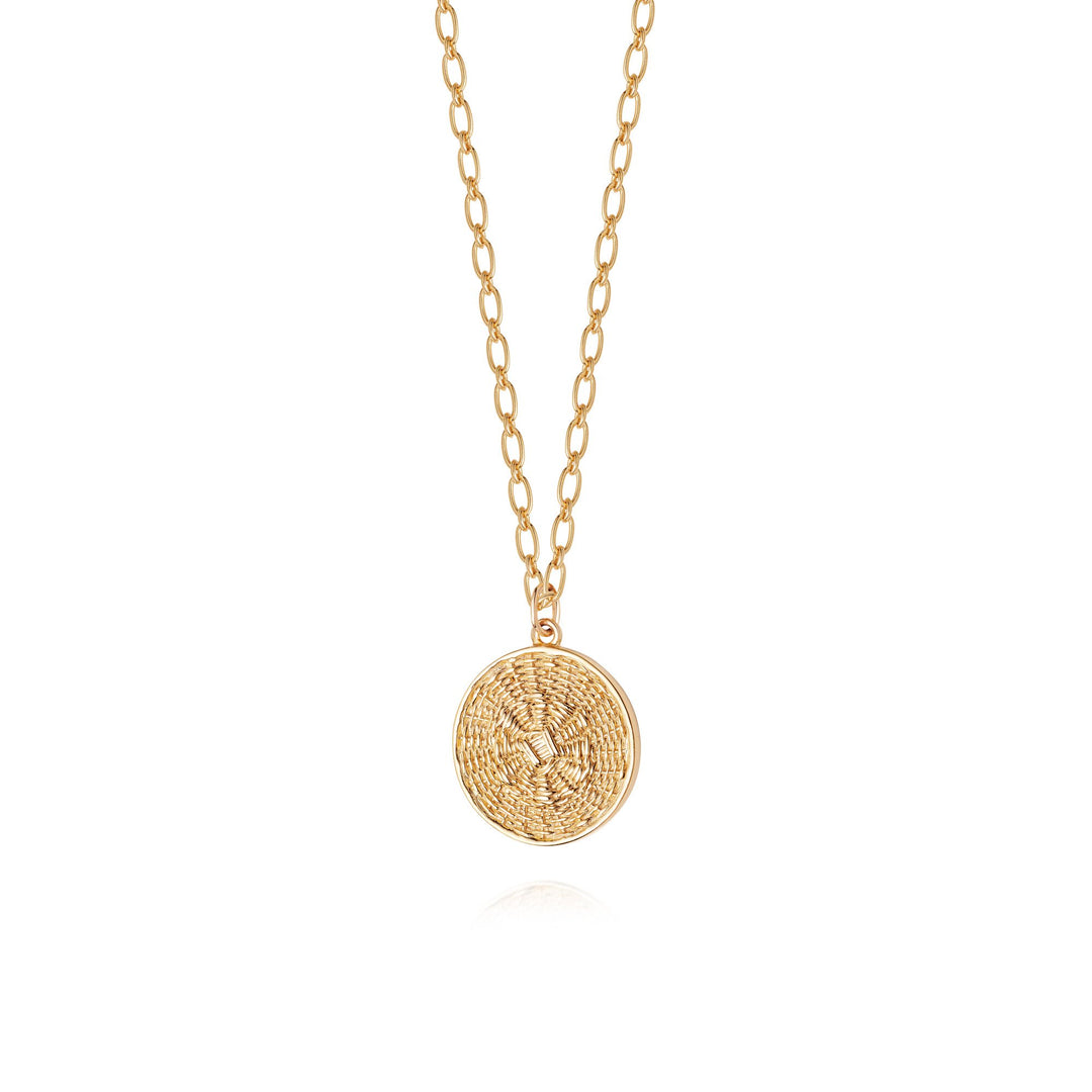 Daisy London - Artisan Woven Necklace - Gold