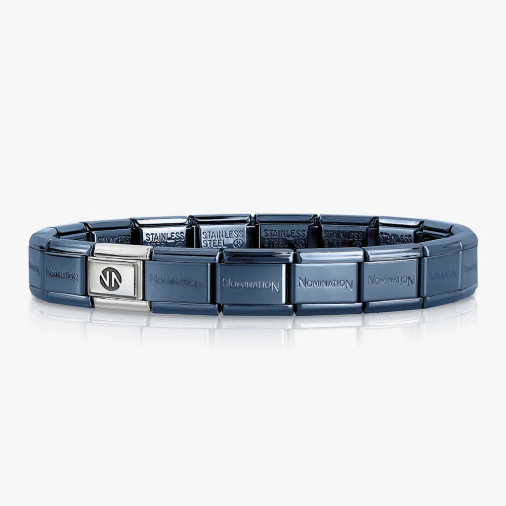 Nomination - Classic Blue Plain Base Bracelet
