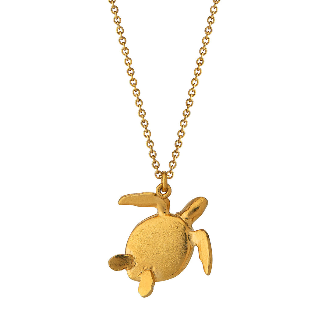 Alex Monroe - Sea Turtle Necklace - Gold