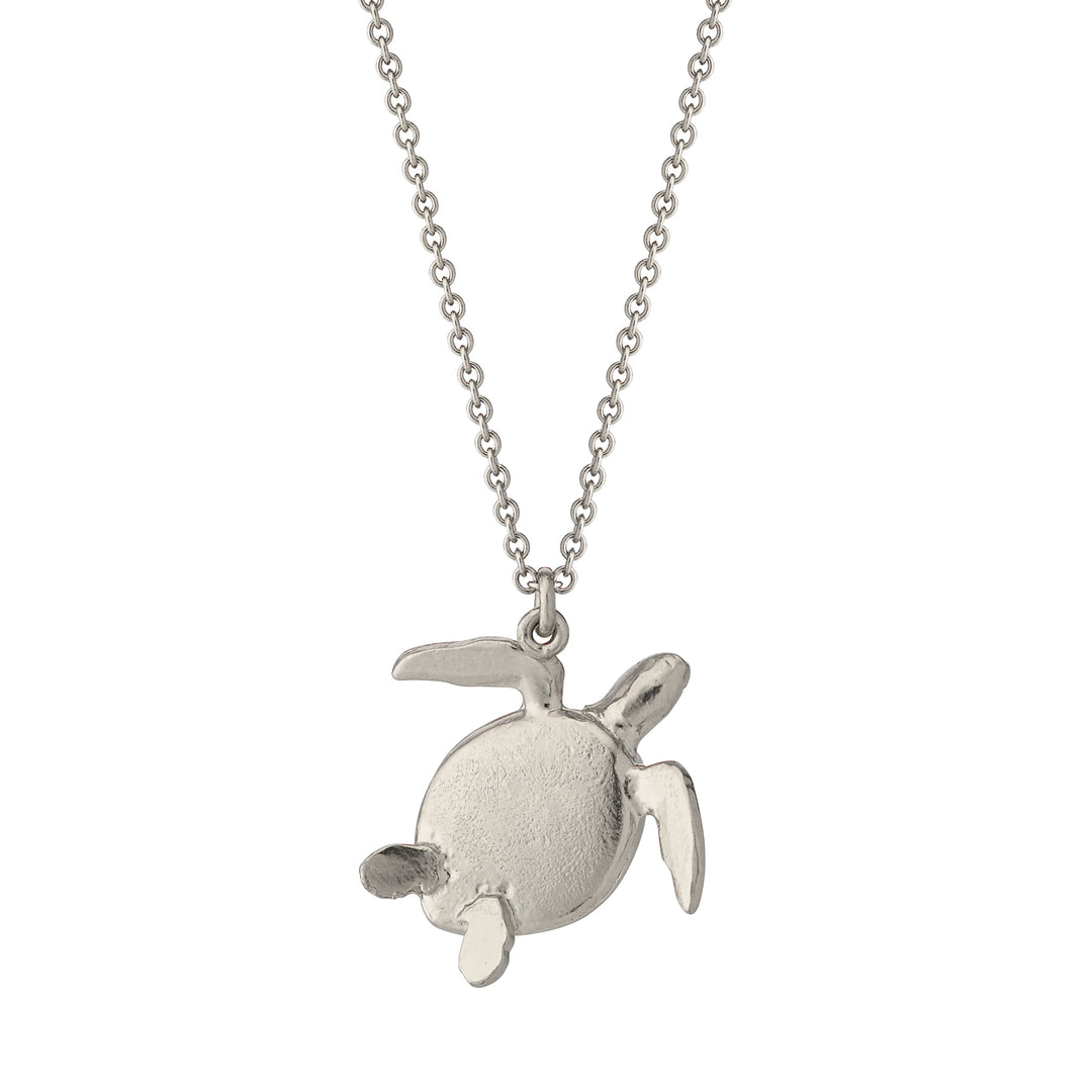 Alex Monroe - Sea Turtle Necklace - Silver