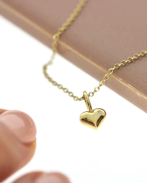 Ro Copenhagen - Rock My Heart Pendant - 18kt Yellow Gold