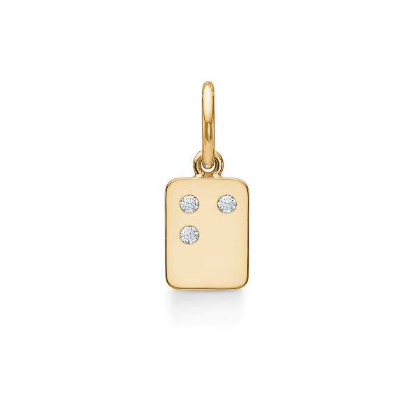 Ro Copenhagen - My Secret F Pendant - 18kt Yellow Gold