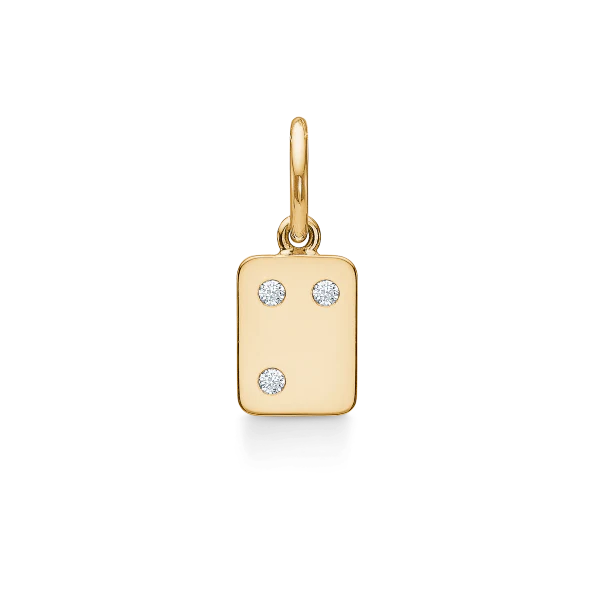 Ro Copenhagen - My Secret M Pendant - 18kt Yellow Gold