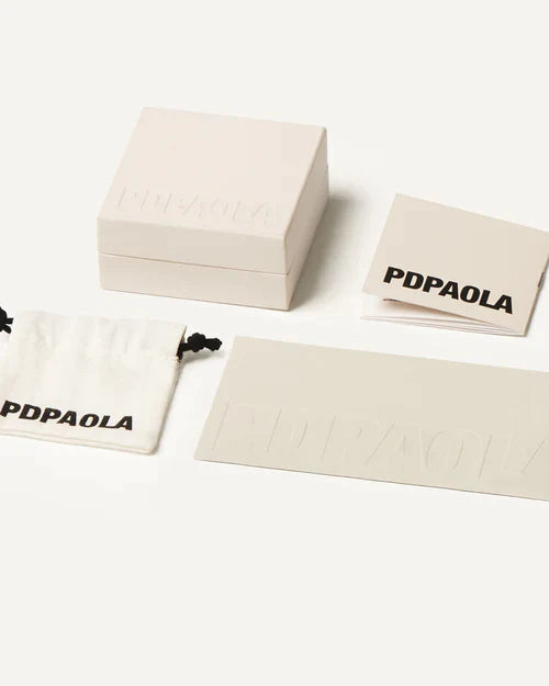 PDPAOLA - Mini Letter 'M' Necklace - Silver