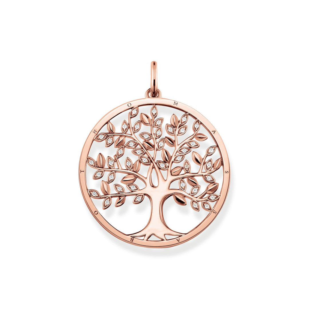 Thomas Sabo - Tree of Love Large Pendant - Rose Gold