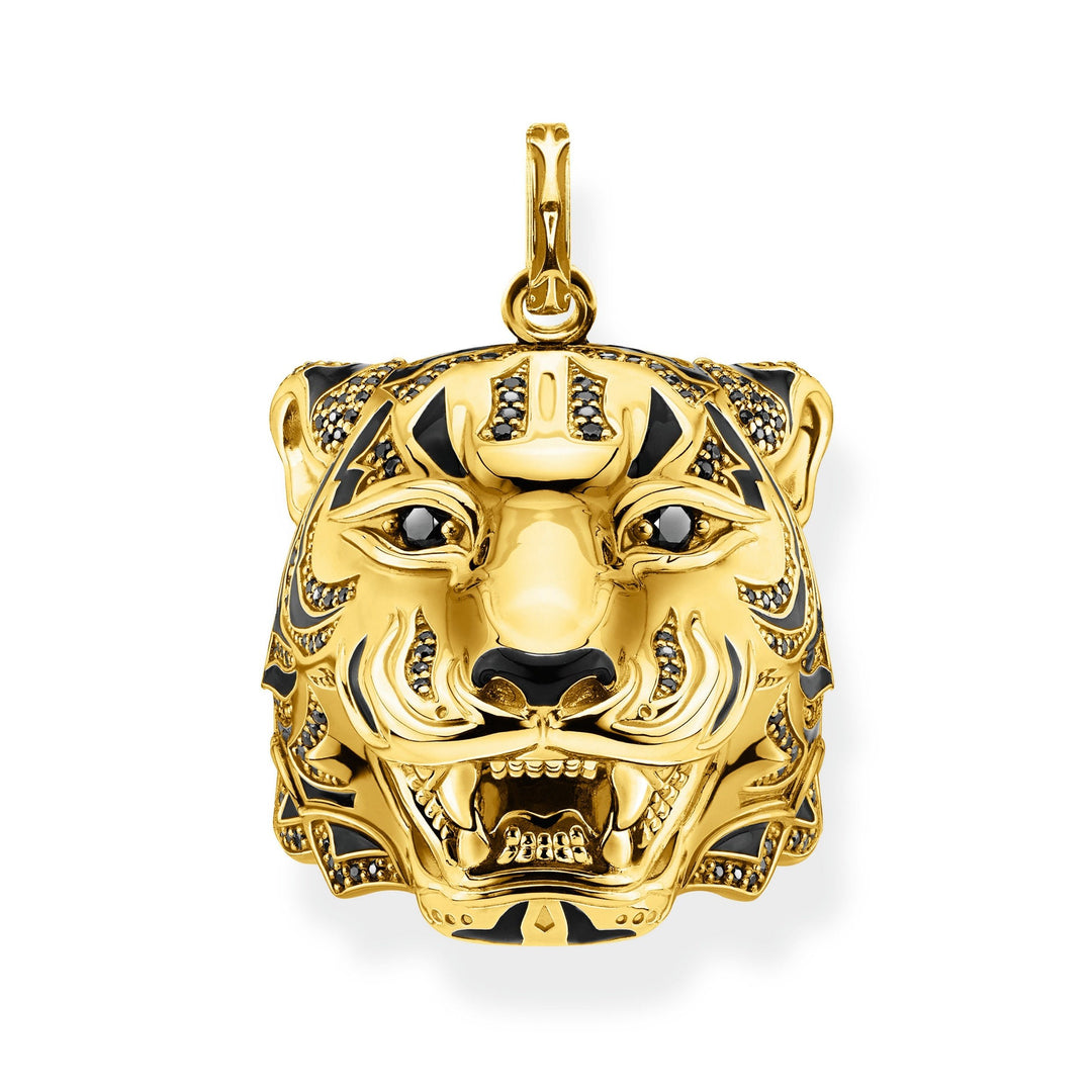 Thomas Sabo - Gold Tiger Head Pendant