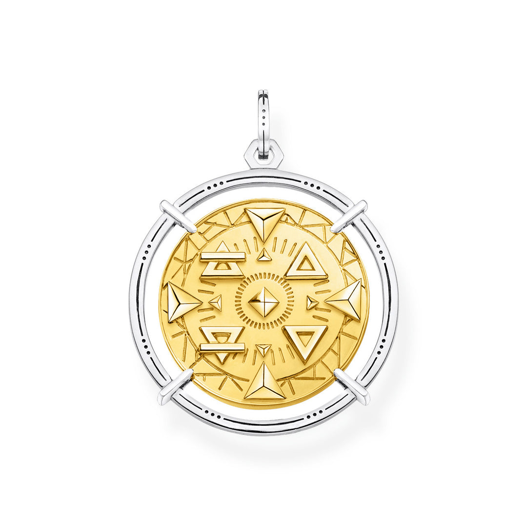 Thomas Sabo - Large Silver and Gold Elements Pendant