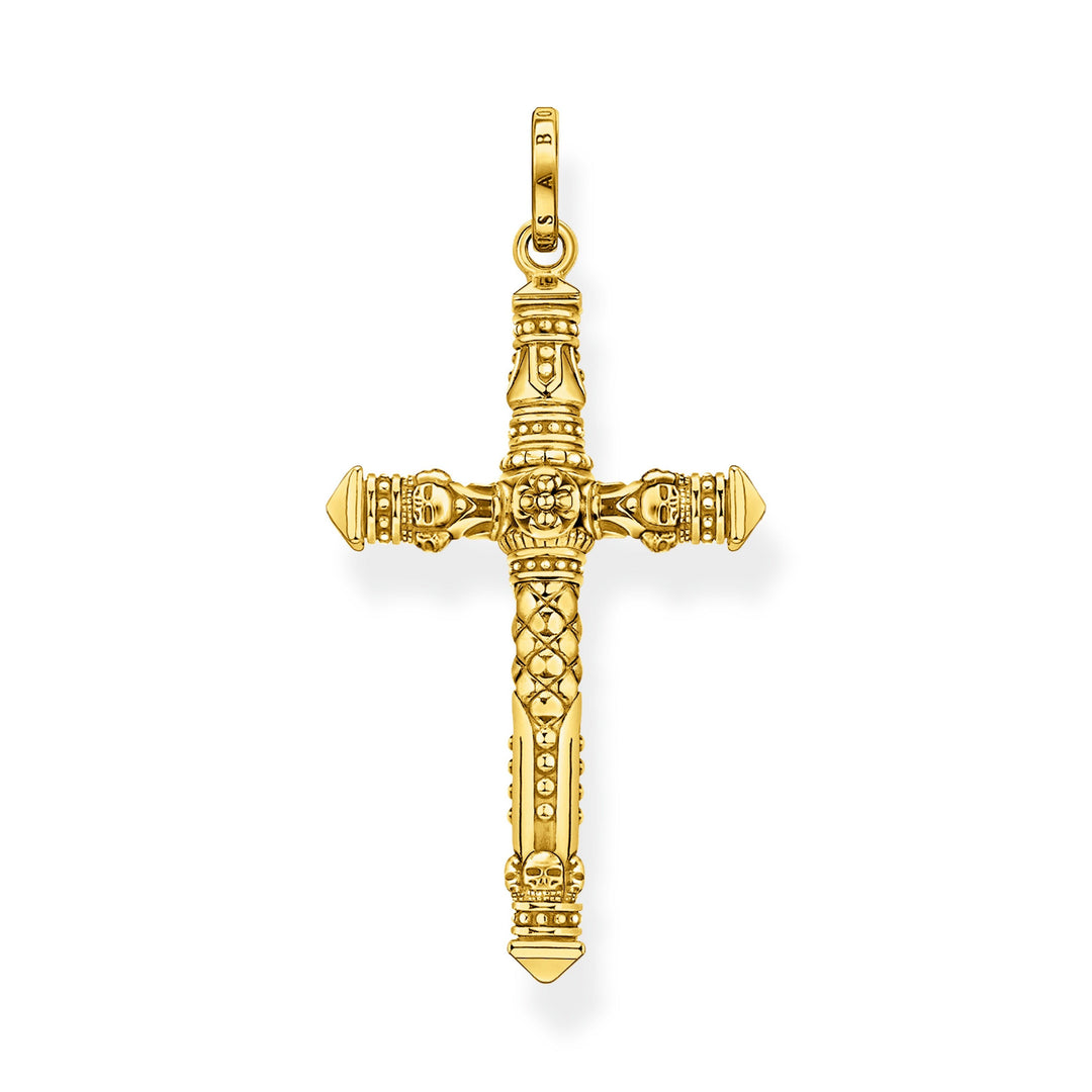 Thomas Sabo - Large Gold Cross Pendant