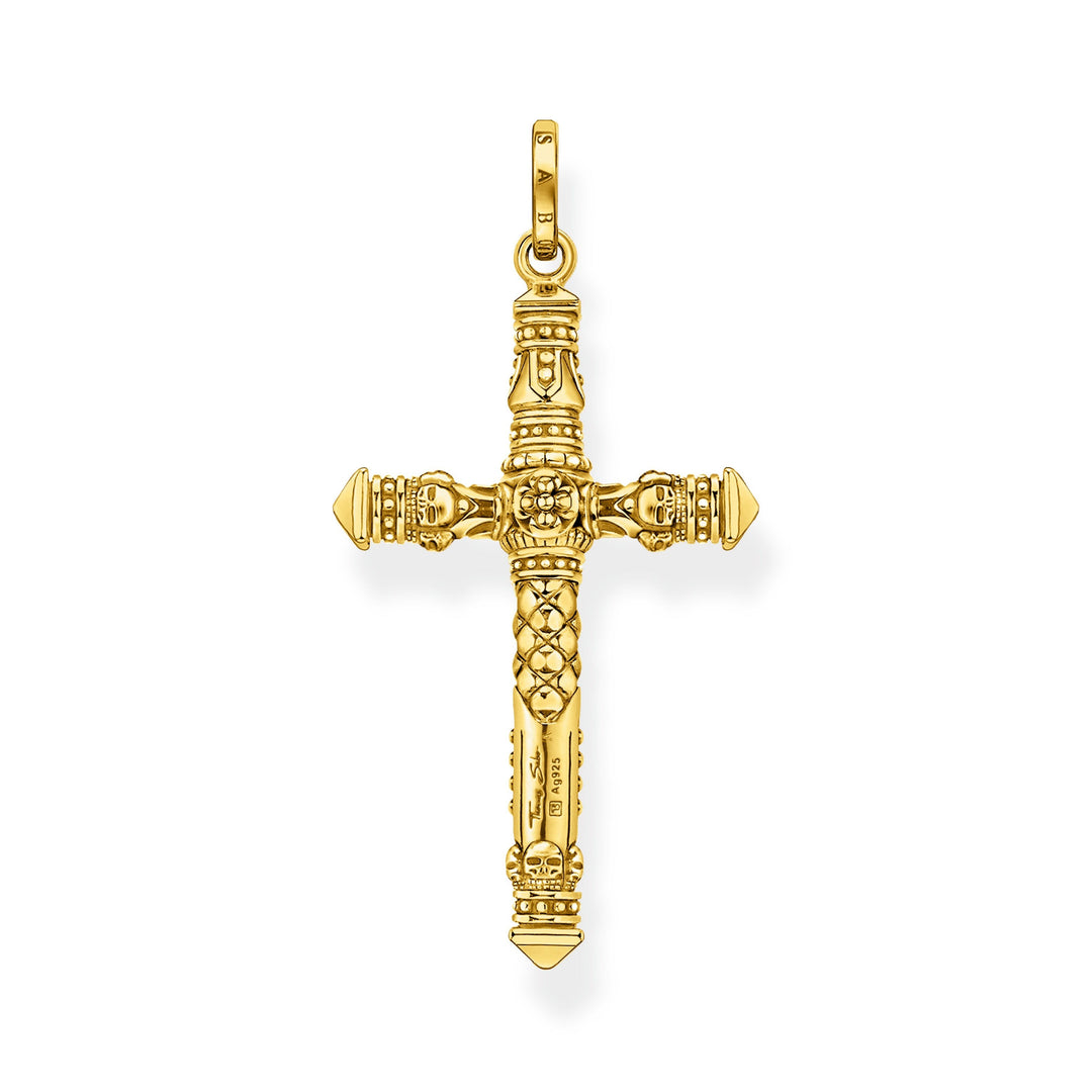 Thomas Sabo - Large Gold Cross Pendant