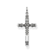 Thomas Sabo - Large Blackened Silver Cross Pendant