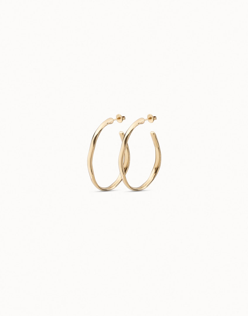 UNOde50 - Open Hoop Earrings - Gold