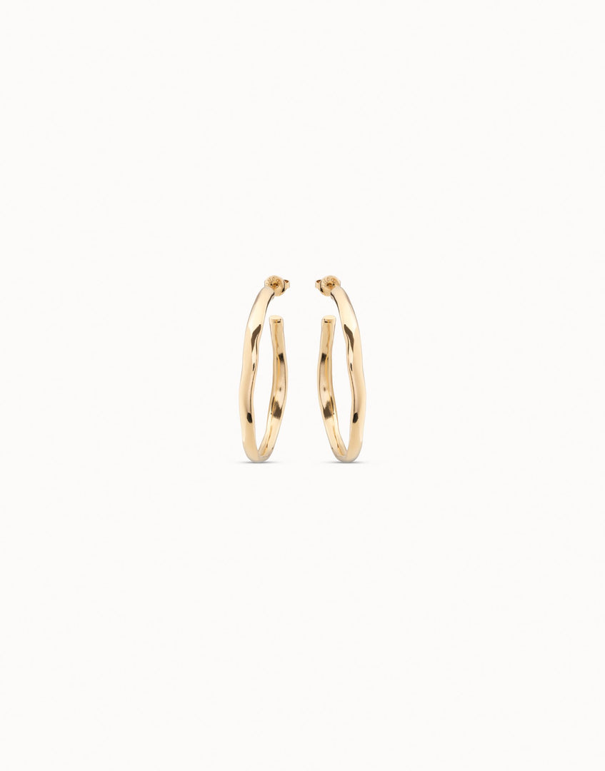 UNOde50 - Open Hoop Earrings - Gold