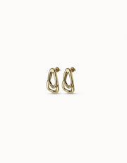 UNOde50 - Connected Earrings - Gold