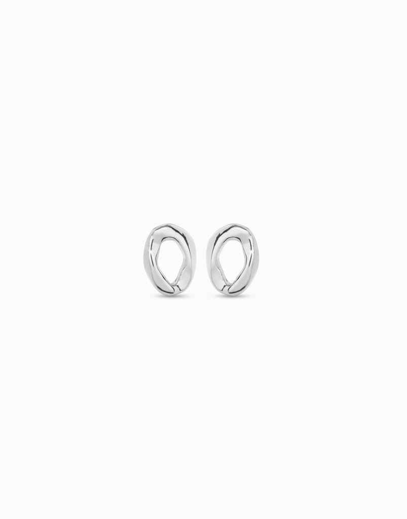UNOde50 - Joy of Living Hoop Earrings - Silver