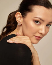 UNOde50 - Joy of Living Hoop Earrings - Silver