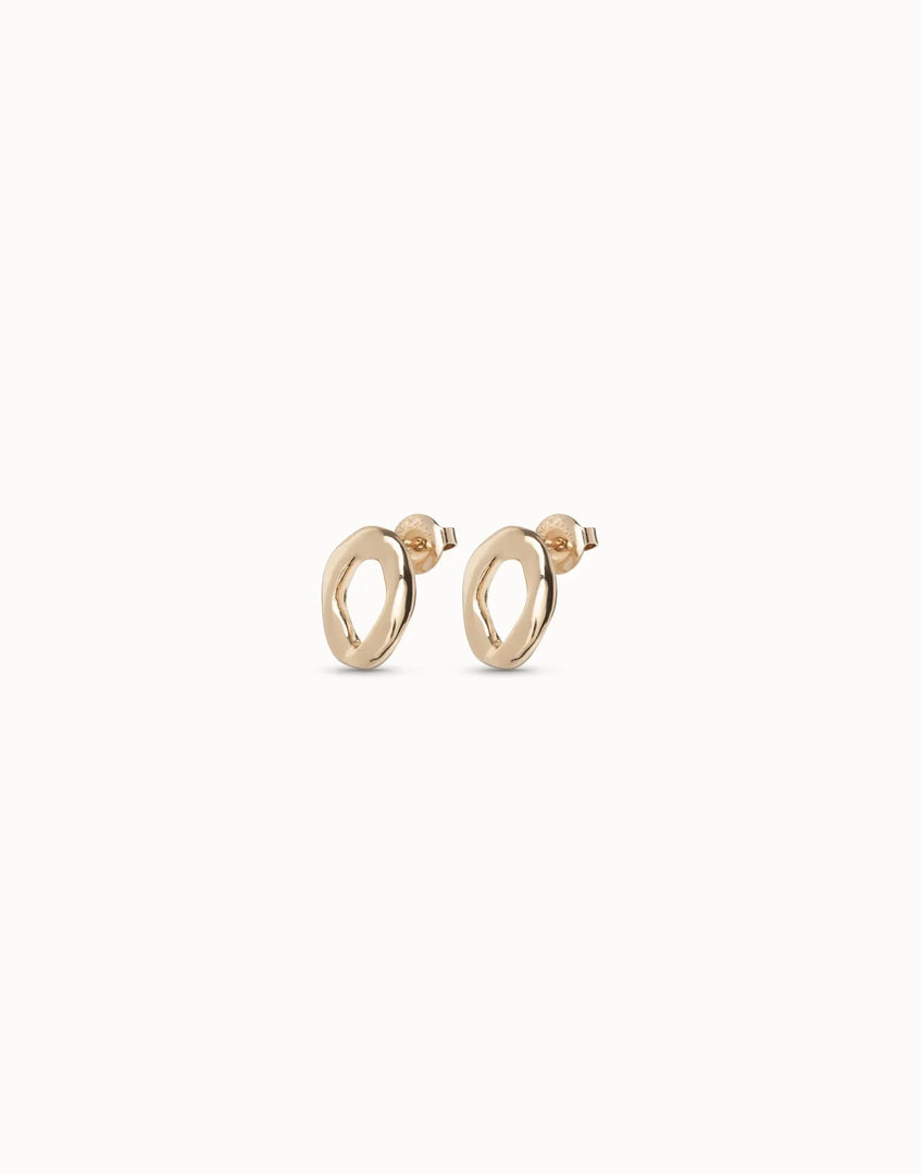 UNOde50 - Joy of Living Hoop Earrings - Gold
