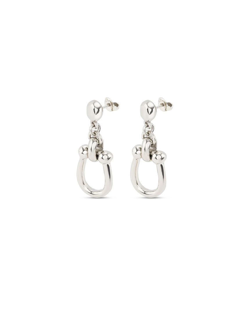 UNOde50 - Link Earrings - Silver