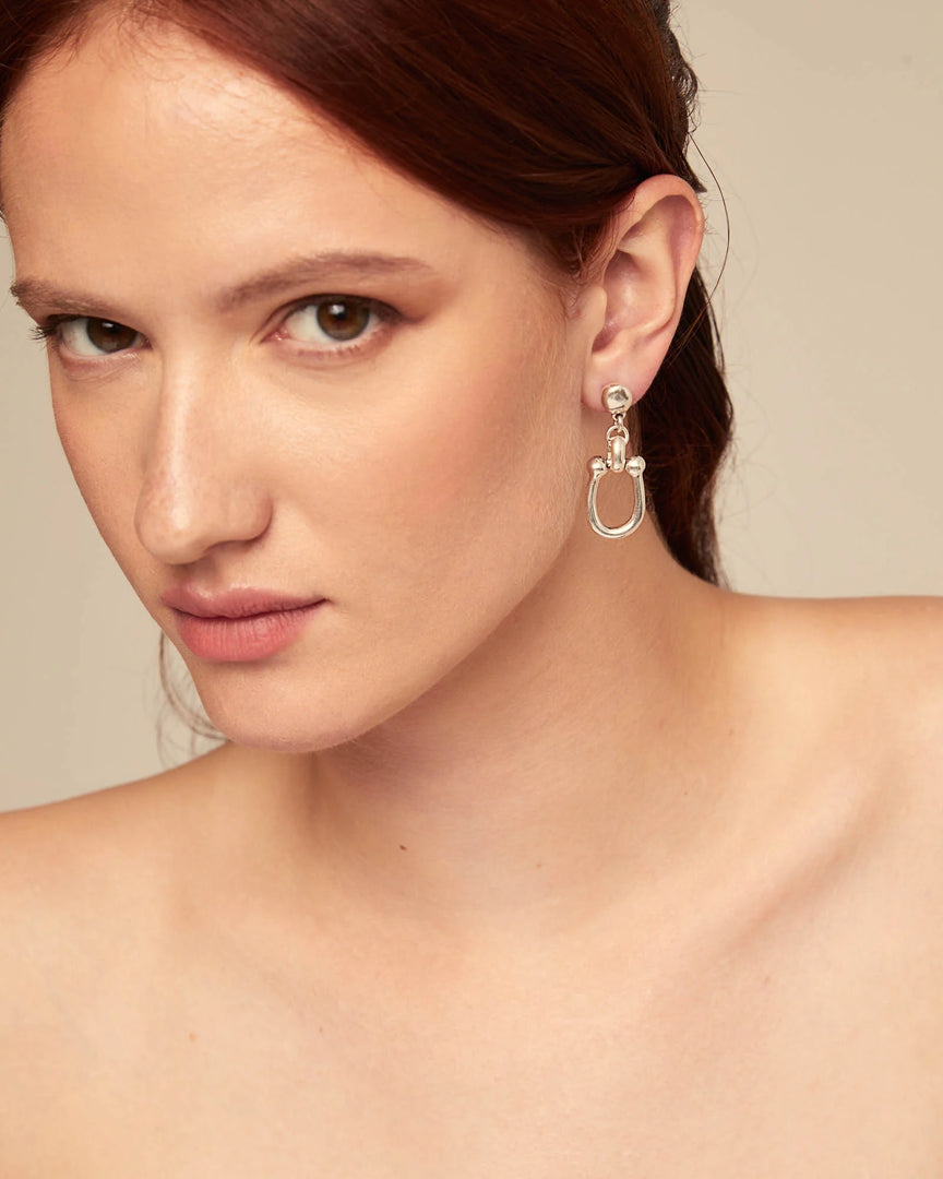 UNOde50 - Link Earrings - Silver