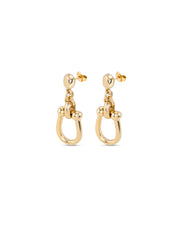 UNOde50 - Link Earrings - Gold