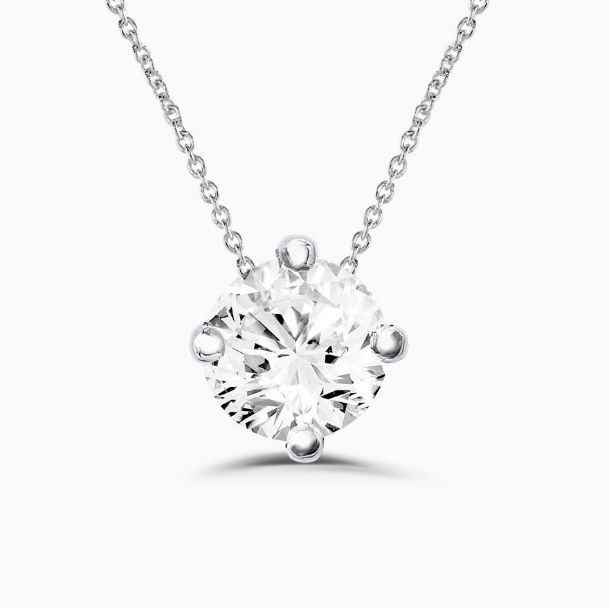 Brown & Newirth - Ava 4-Claw Diamond Necklace - 9kt White Gold