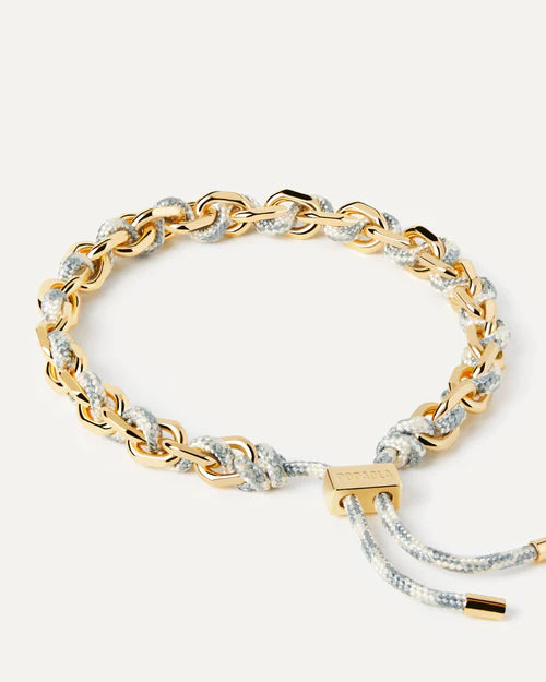 PDPAOLA - Sky Rope and Chain Bracelet - Gold