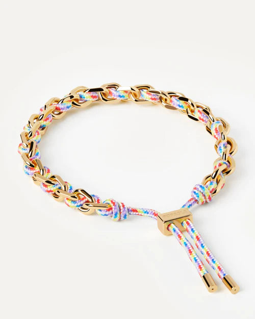 PDPAOLA - Prisma Rope and Chain Bracelet - Gold
