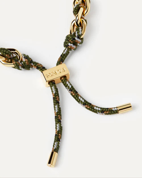 PDPAOLA - Cottage Rope and Chain Bracelet - Gold