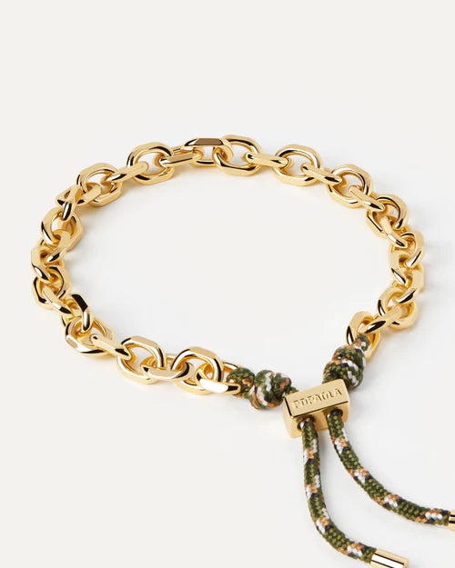 PDPAOLA - Cottage Essential Rope and Chain Bracelet - Gold